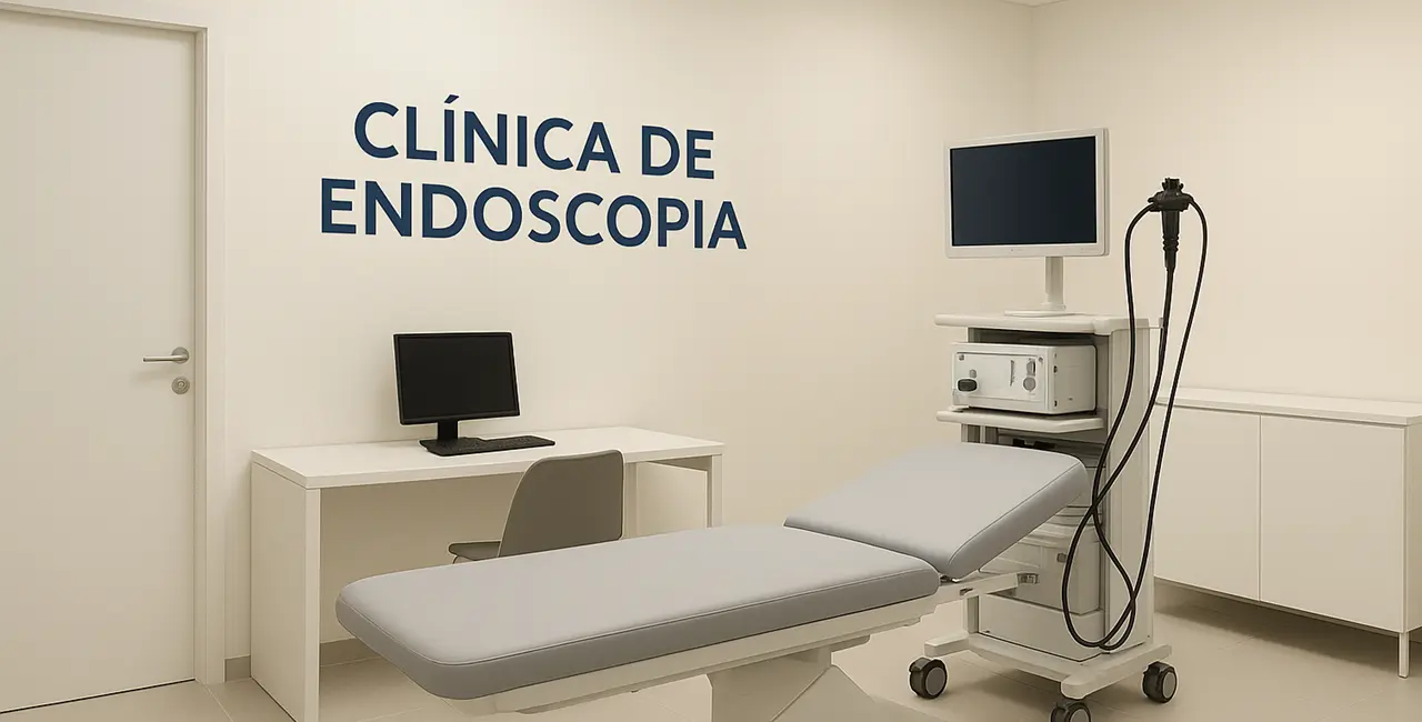 sala de uma clínica de endoscopia