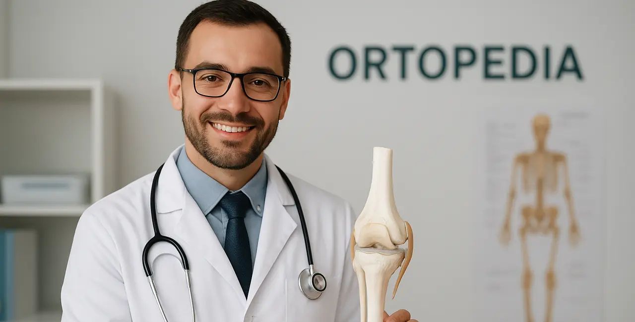 Banner de um ortopedista